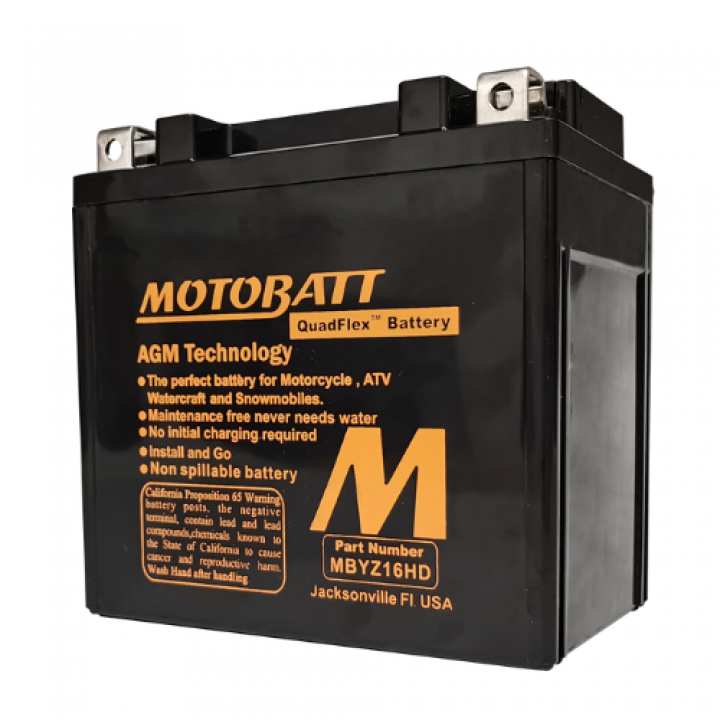 Motobatt MBYZ16HD 12V 16.5Ah