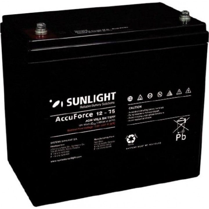 Sunlight Accuforce 12-75 12V 75Ah
