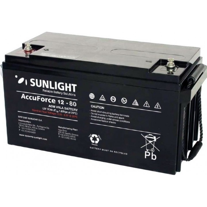 Sunlight Accuforce 12-80 12V 80Ah